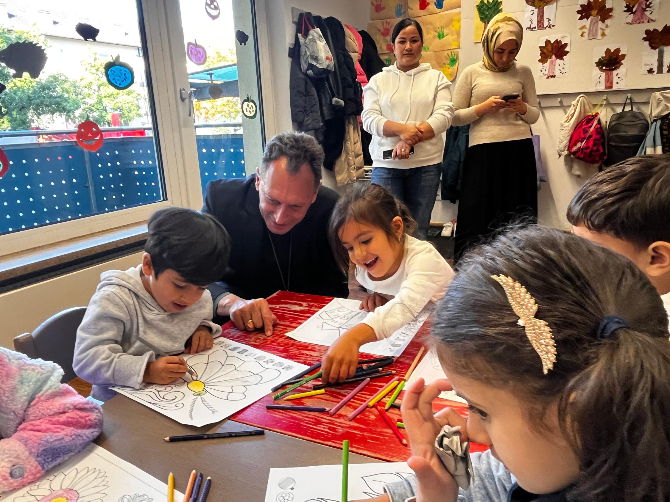 Besuch im ANKER-Zentrum