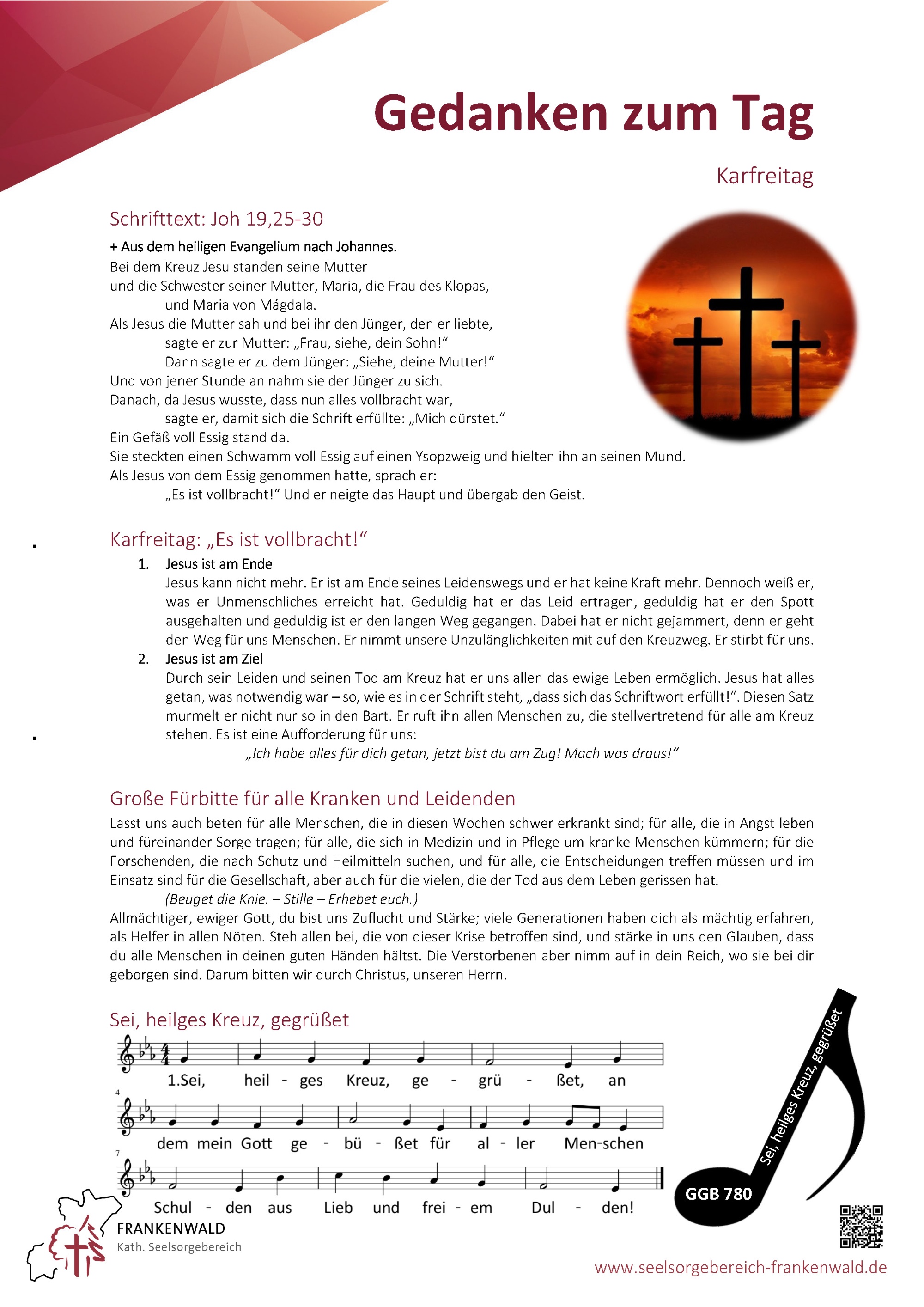 Karwoche - Karfreitag