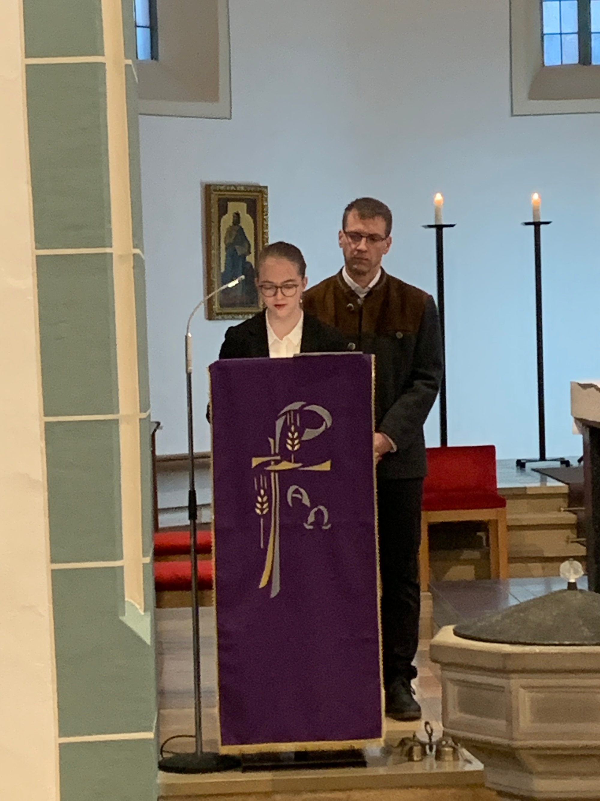 Kreuzweg mit der Blaskapelle Edelweiß