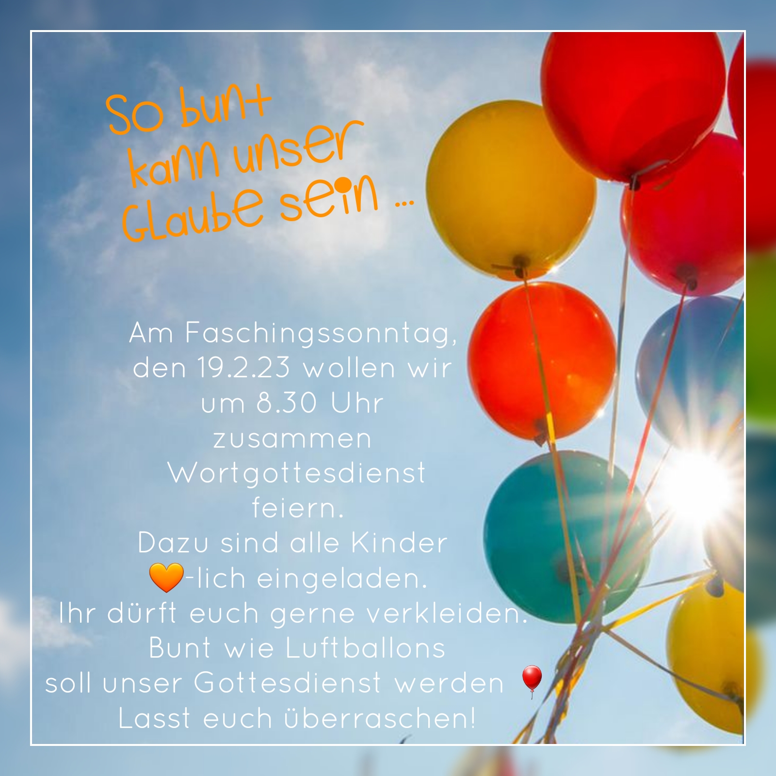 Tschirn Familiengottesdienst Fasching 19 02 2023